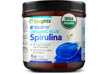 Load image into Gallery viewer, biophix Blulina Organic Blue Spirulina Powder 6 oz 170 g