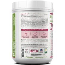 Load image into Gallery viewer, biophix Tart Cherry USDA Organic Powder 20:1 Extract 12.3 oz 350 g