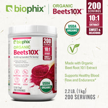 Load image into Gallery viewer, biophix Organic Beets 10X Beet Root Powder 2.2 lb 50000 mg Equivalent