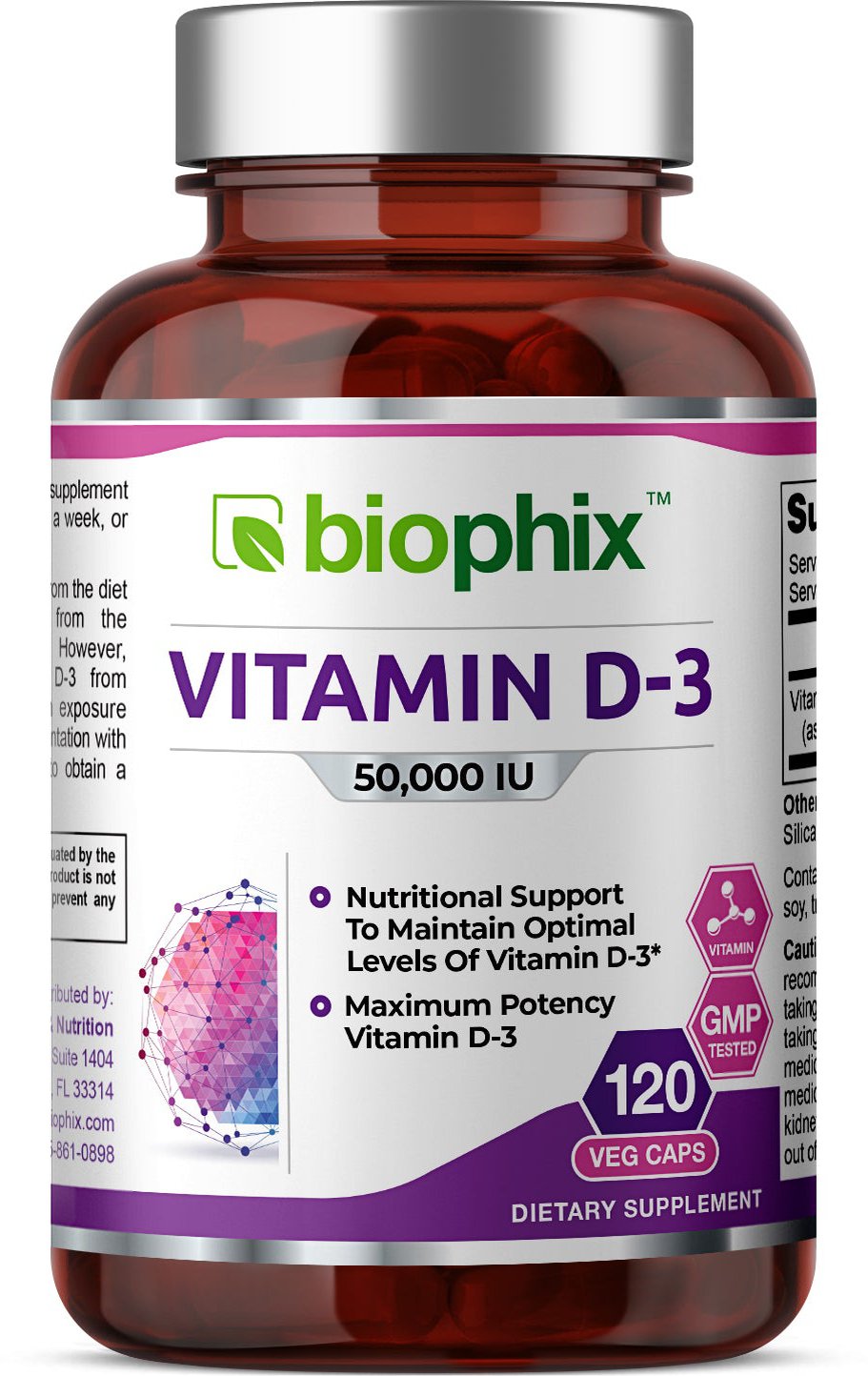 Vitamin 50000 High Potency 120 Vegetarian Capsules