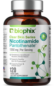Nicotinamide Pantothenate 675 mg 120 Vegetarian Capsules