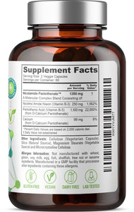 Nicotinamide Pantothenate 675 mg 120 Vegetarian Capsules