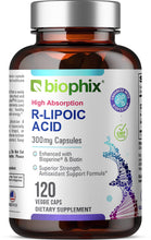 Load image into Gallery viewer, R-Lipoic Acid 300 mg 120 Veggie Capsules