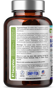 R-Lipoic Acid 300 mg 120 Veggie Capsules