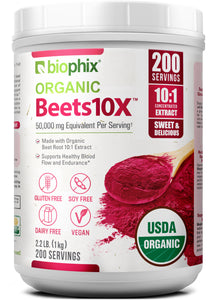 biophix Organic Beets 10X 50000 mg Equivilant Beet Root Powder 2.2 lb 1 kg