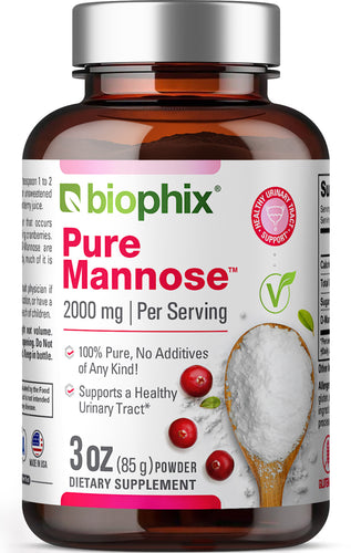 Pure Mannose Powder 2000 mg 3 oz 85g