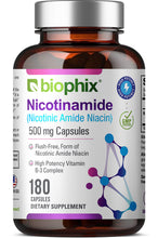 Load image into Gallery viewer, Nicotinamide 500 mg 180 Capsules