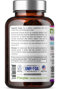 Nicotinamide 500 mg 180 Capsules