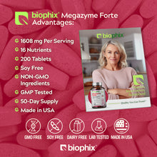 Load image into Gallery viewer, biophix Megazyme Forte Optimized 200 Tablets