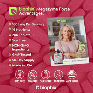 biophix Megazyme Forte Optimized 200 Tablets