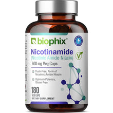 Load image into Gallery viewer, Nicotinamide 500 mg 180 Vegetarian Capsules