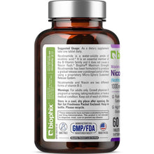 Load image into Gallery viewer, Biophix Nicotinamide Extra Strength Anti-Aging NAD+ Healthy Skin Aging Tablet