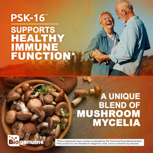 PSK-16 Natural Mushroom Blend 1070 mg 120 Tablets