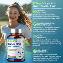 Load image into Gallery viewer, Super B-15 Complex 100 Vegetarian Capsules