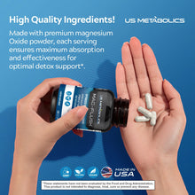 Load image into Gallery viewer, US Metabolics Mag Flush 750 mg 120 Vcaps Magnesium Oxide Colon Cleanse