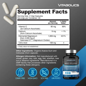 Vitabolics Mag Flush 750 mg 120 Vcaps