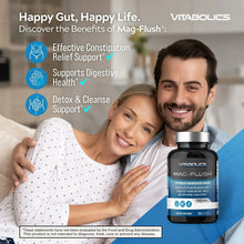 Load image into Gallery viewer, Vitabolics Mag Flush 750 mg 120 Vcaps Magnesium Oxide Colon Cleanse