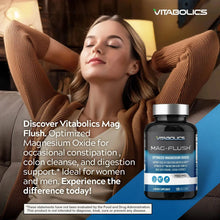 Load image into Gallery viewer, Vitabolics Mag Flush 750 mg 120 Vcaps Magnesium Oxide Colon Cleanse