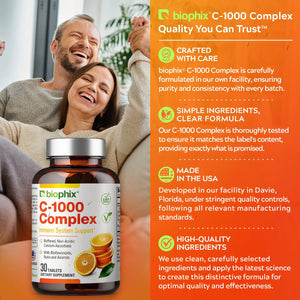 Vitamin C-1000 mg High-Potency 30 Tablets