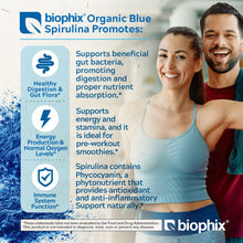 Load image into Gallery viewer, biophix Blulina Organic Blue Spirulina Powder 10 oz 283.5 g