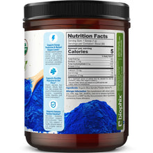 Load image into Gallery viewer, biophix Blulina Organic Blue Spirulina Powder 10 oz 283.5 g