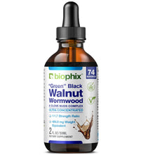 Load image into Gallery viewer, biophix Fresh Green Black Walnut Wormwood Liquid Extract 2 oz