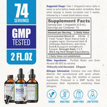 Load image into Gallery viewer, biophix Fresh Green Black Walnut Wormwood Liquid Extract 2 oz