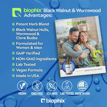 Load image into Gallery viewer, biophix Fresh Green Black Walnut Wormwood Liquid Extract 2 oz