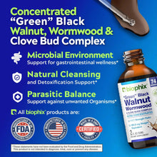 Load image into Gallery viewer, biophix Fresh Green Black Walnut Wormwood Liquid Extract 2 oz