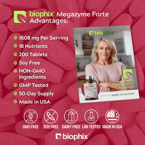biophix Megazyme Forte Optimized 200 Tablets