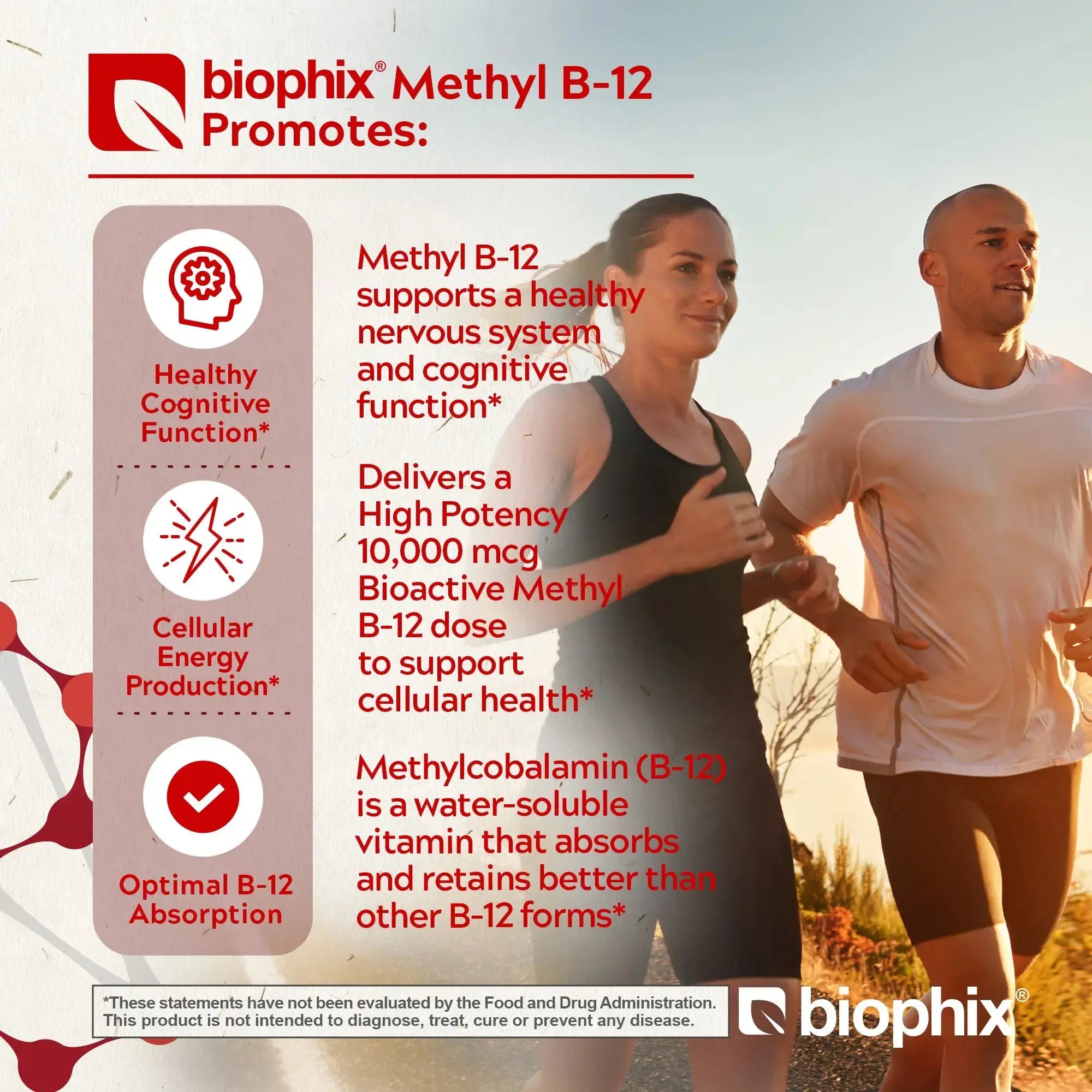 biophix Methyl B-12 Extra Strength 10000 mcg 90 Vegan Lozenges - Cherry Flavor
