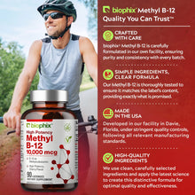 Load image into Gallery viewer, biophix Methyl B-12 Extra Strength 10000 mcg 90 Vegan Lozenges - Cherry Flavor