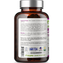 Load image into Gallery viewer, biophix Milk Thistle USDA Organic 30:1 Extract 7500 mg with Piperine 180 Veggie Capsules