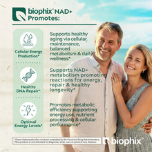 Load image into Gallery viewer, biophix NAD+ Micronized Resveratrol – Nicotinamide Riboside with Quercetin 1000mg per Serving 100 Veg Capsules