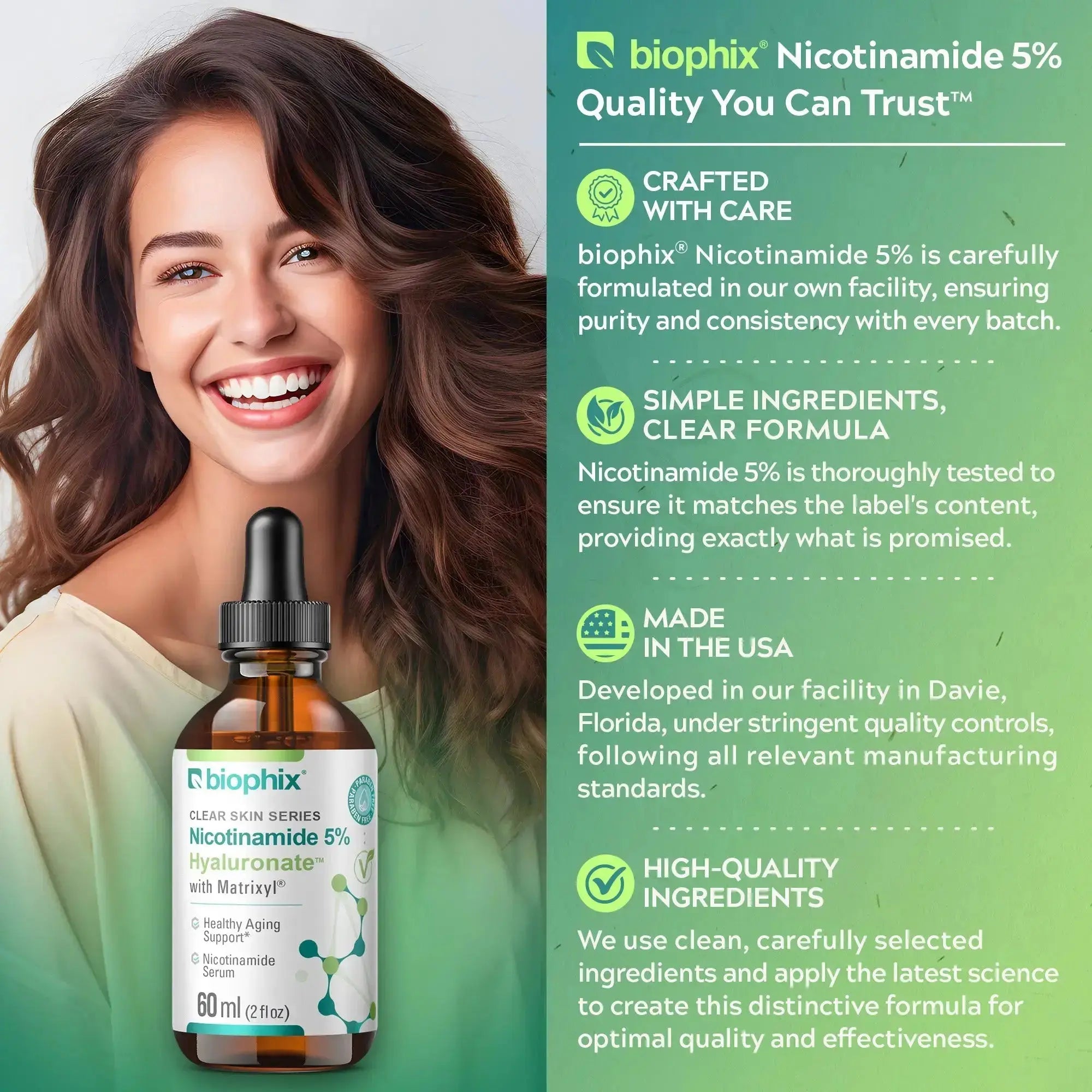 biophix Nicotinamide Age-Defying Liquid Serum 2 oz