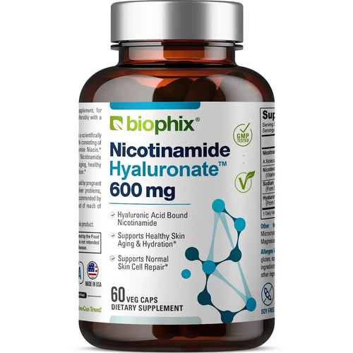 biophix Nicotinamide Hyaluronate 600 mg 60 Vegetarian Capsules