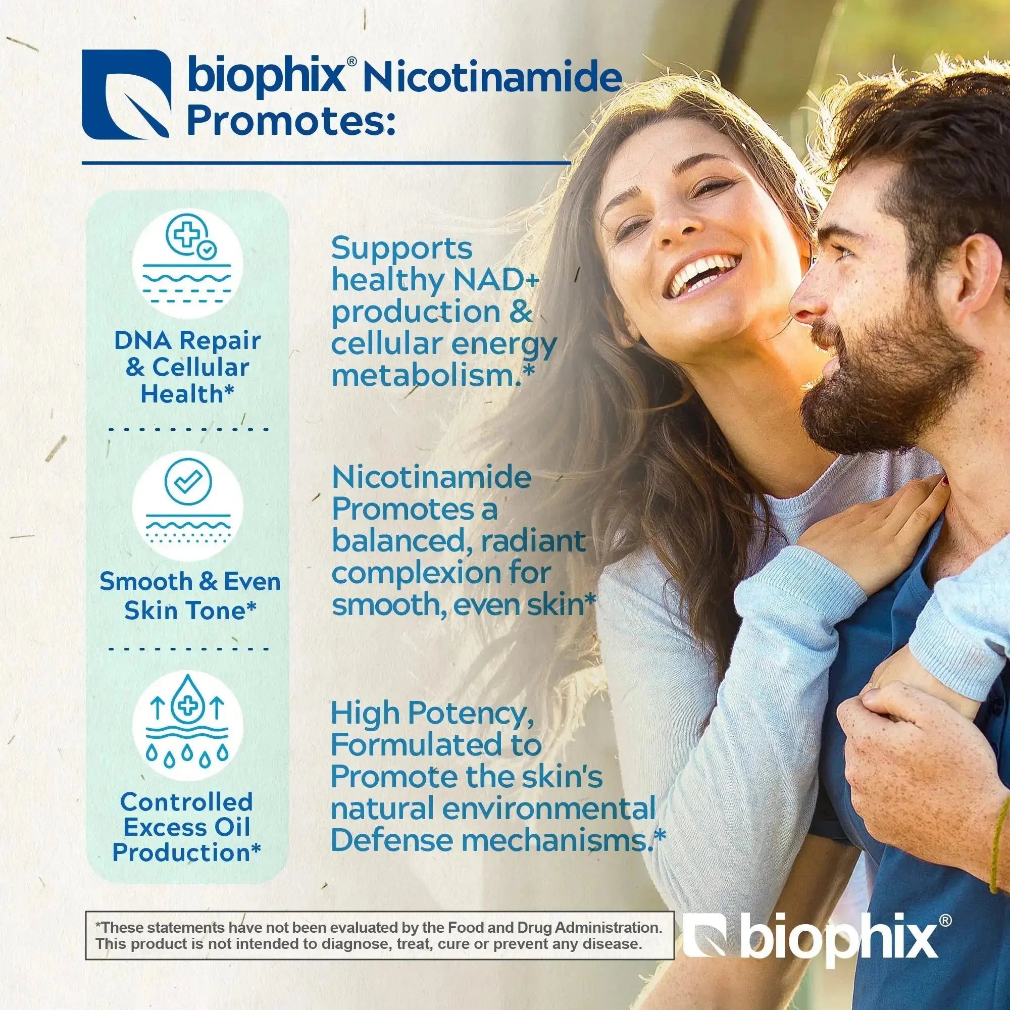 Biophix Nicotinamide Maximum Strength Left Side View Non-Flushing Niacin Vegan