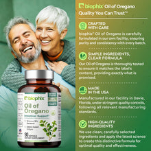 Load image into Gallery viewer, biophix Oil of Oregano 90 Softgels with Fennel and Ginger Oil