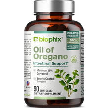 Load image into Gallery viewer, biophix Oil of Oregano 90 Softgels with Fennel and Ginger Oil