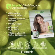 Load image into Gallery viewer, biophix Oil of Oregano 90 Softgels with Fennel and Ginger Oil