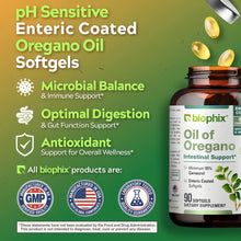 Load image into Gallery viewer, biophix Oil of Oregano 90 Softgels with Fennel and Ginger Oil
