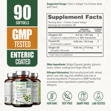 Load image into Gallery viewer, biophix Oil of Oregano 90 Softgels with Fennel and Ginger Oil