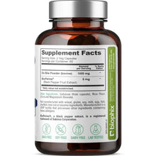 Load image into Gallery viewer, biophix Ox Bile 1000 mg with BioPerine 120 Veggie Capsules