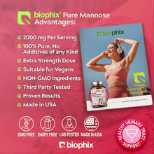 Load image into Gallery viewer, biophix Pure Mannose 100 Percent Powder 2000 mg 3 oz