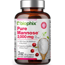 Load image into Gallery viewer, biophix Pure Mannose 100 Percent Powder 2000 mg 3 oz