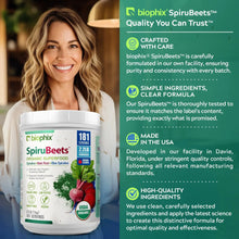Load image into Gallery viewer, biophix Spirubeets Organic Spirulina Beet Root Powder 2.2 lb 1 kg