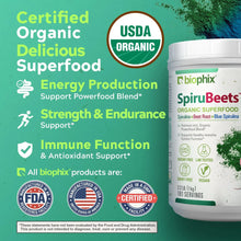 Load image into Gallery viewer, biophix Spirubeets Organic Spirulina Beet Root Powder 2.2 lb 1 kg