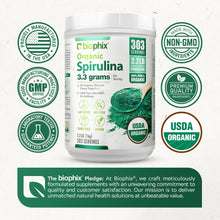 Load image into Gallery viewer, biophix Spirulina USDA Certified Organic Powder 2.2 lbs 1 kg