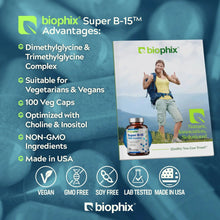 Load image into Gallery viewer, biophix Super B-15 Complex 100 Vegetarian Capsules