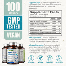 Load image into Gallery viewer, biophix Super B-15 Complex 100 Vegetarian Capsules